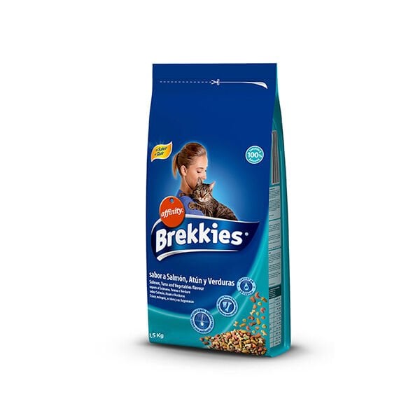 Brekkies 1,5 Kg NutriExcel Adult Somon, Alabalık, Sebze ve Tahıl