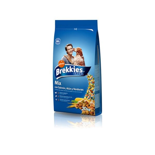 Brekkies 20 Kg Excel Mix Somon Ton Balığı ve Sebze | Yetişkin Köpek Kuru Maması
