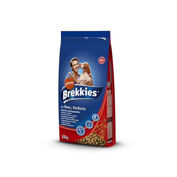 Brekkies 20 Kg NutriExcel  Adult Sığır, Sebze ve Tahıl | Yetişkin Köpek Kuru Maması