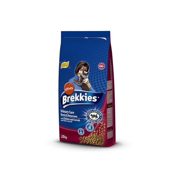 Brekkies 20 Kg Urinary Care Tavuklu ve Tahıllı | Yetişkin Kuru Kedi Maması