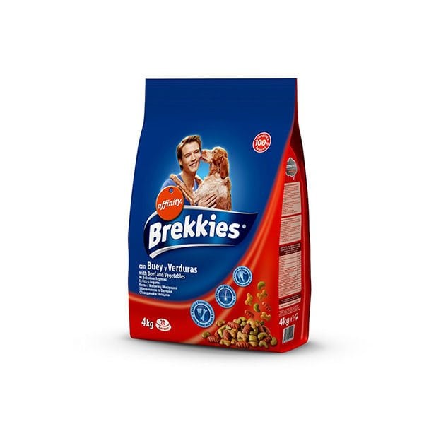 Brekkies 4 Kg NutriExcel Adult Sığır, Sebze ve Tahıl | Sığır Etli Kuru Kedi Maması