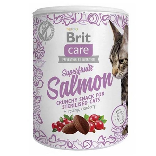 Brit Care 100 Gr Süper Fruits Somonlu | Kedi Bisküvi Ödül Maması