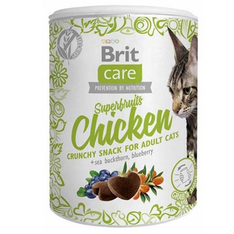 Brit Care 100 Gr Süper Fruits Tavuklu | Kedi Bisküvi Ödül Maması Brit Care 100 Gr Süper Fruits Tavuklu | Kedi Bisküvi Ödül Maması