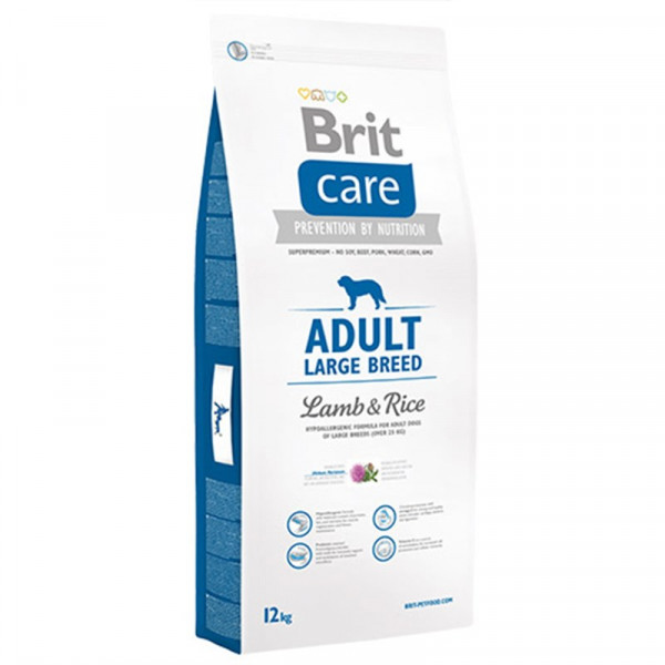 Brit Care 12 kg Adult Large Breed Lamb & Rice | Yetişkin Köpek Kuru Maması
