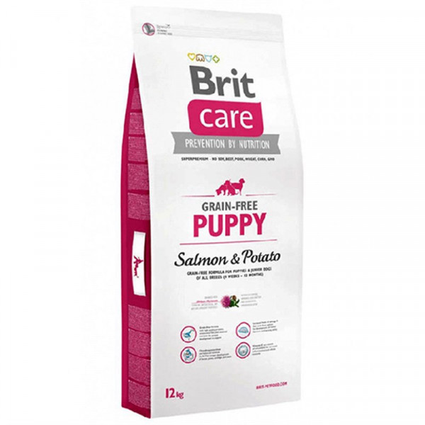 Brit Care 12 Kg Grain-Free Puppy Salmon & Potato | Tahılsız Köpek Kuru Maması