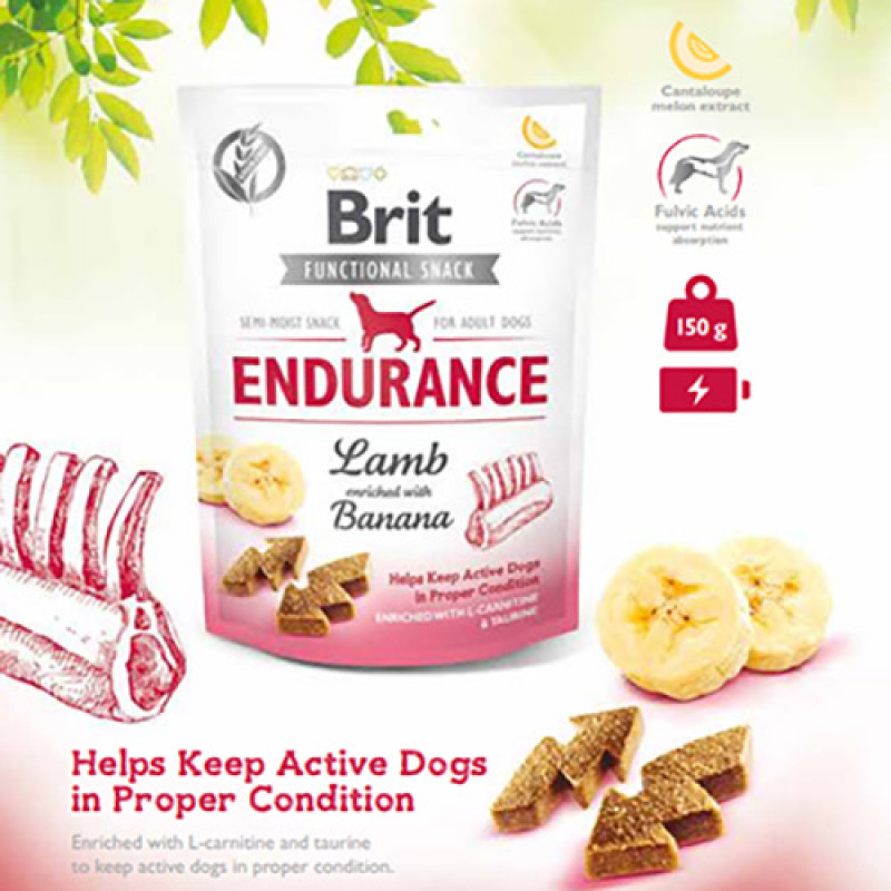 Brit Care 150 Gr Dog Functional Snack Endurance Lamb | Köpek Atıştırmalık Ödül Maması