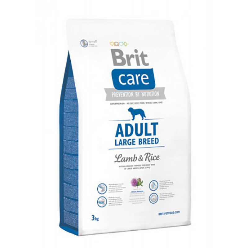 Brit Care 3 kg Adult Large Breed Lamb & Rice | Köpek Özel Kuru Mama Brit Care 3 kg Adult Large Breed Lamb & Rice | Köpek Özel Kuru Mama