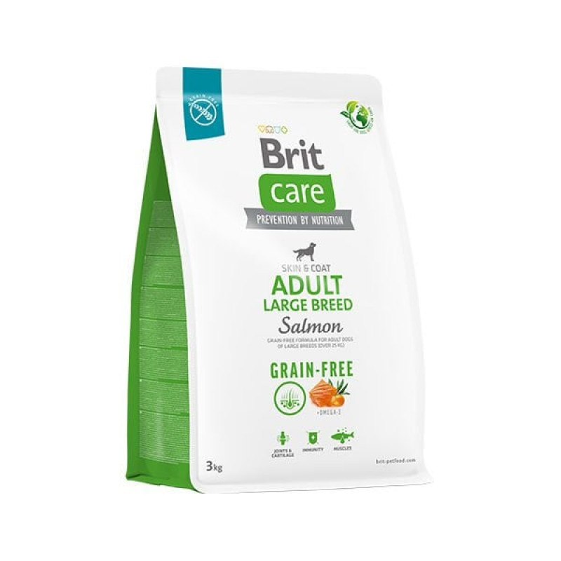 Brit Care 3 Kg Grain-Free Large Breed Somon ve Patates | Tahılsız Köpek Kuru Maması Brit Care 3 Kg Grain-Free Large Breed Somon ve Patates | Tahılsız Köpek Kuru Maması