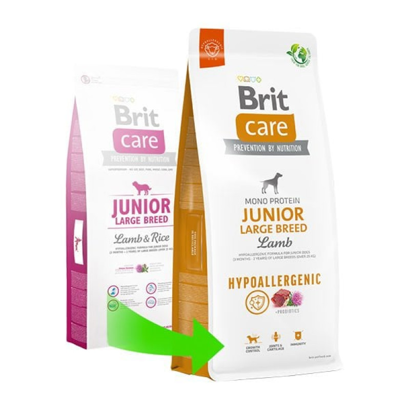 Brit Care 3 Kg Junior Large Breed Lamb & Rice | Köpek Özel Kuru Mama