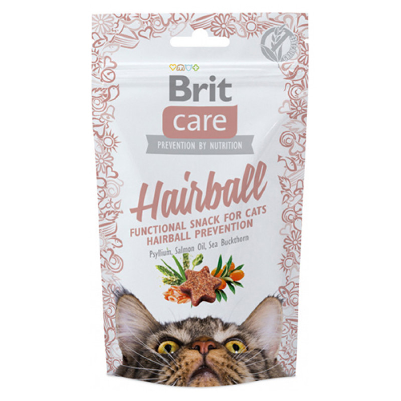 Brit Care 50 Gr Cat Snack Hairball | Kedi Bisküvi Ödül Maması Brit Care 50 Gr Cat Snack Hairball | Kedi Bisküvi Ödül Maması