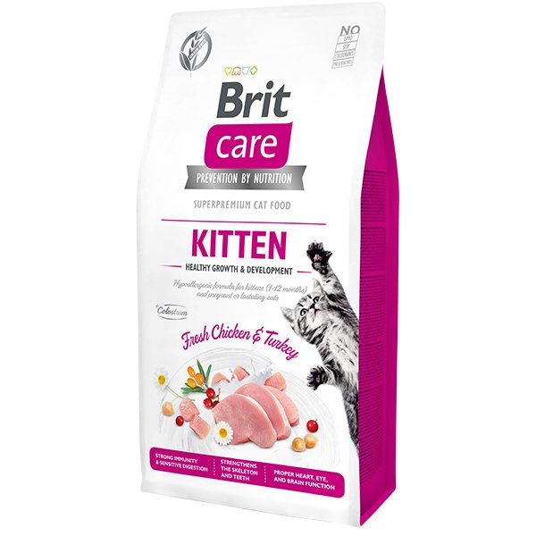 Brit Care 7 Kg Kitten Tahılsız Yavru | Yavru Kedi Kuru Maması