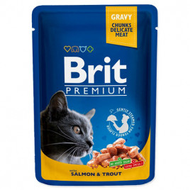 Brit Premium 100 Gr Cat Pouches Somonlu & Alabalıklı | Yetişkin Kedi Maması Brit Premium 100 Gr Cat Pouches Somonlu & Alabalıklı | Yetişkin Kedi Maması