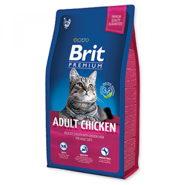 Brit Premium 8 Kg Cat Adult Chicken | Yetişkin Kuru Kedi Maması