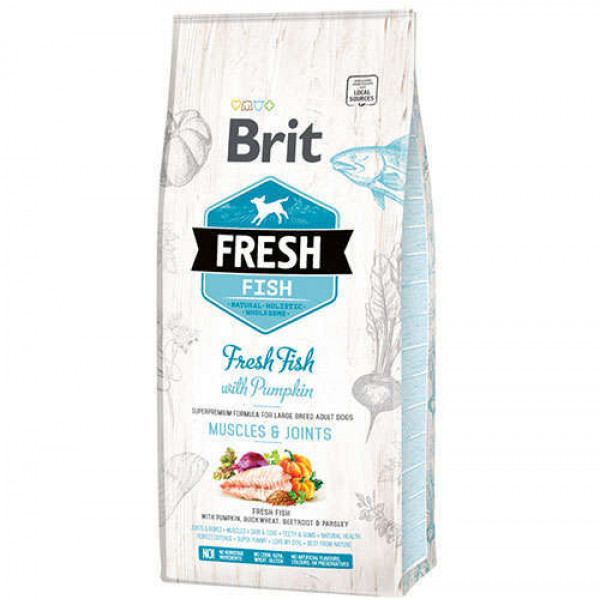 Brit Fresh 12 Kg Balıklı ve Balkabaklı Yetişkin | Yetişkin Köpek Kuru Maması