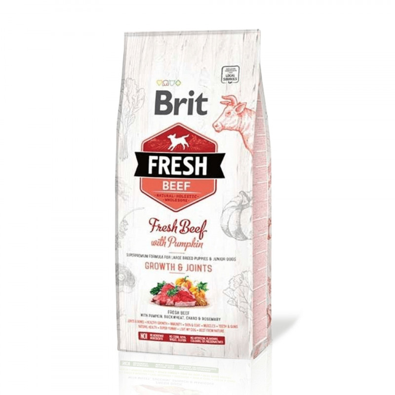 Brit Fresh 12 Kg Sığır Etli ve Balkabaklı Yavru | Yavru Köpek Kuru Maması