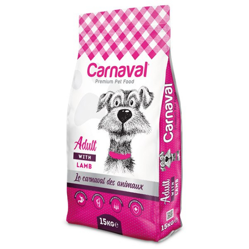Carnaval 15 Kg Premium Dog Adult Lamb&Rice Adult Kuzu Etli Yetişkin | Yetişkin Köpek Kuru Maması