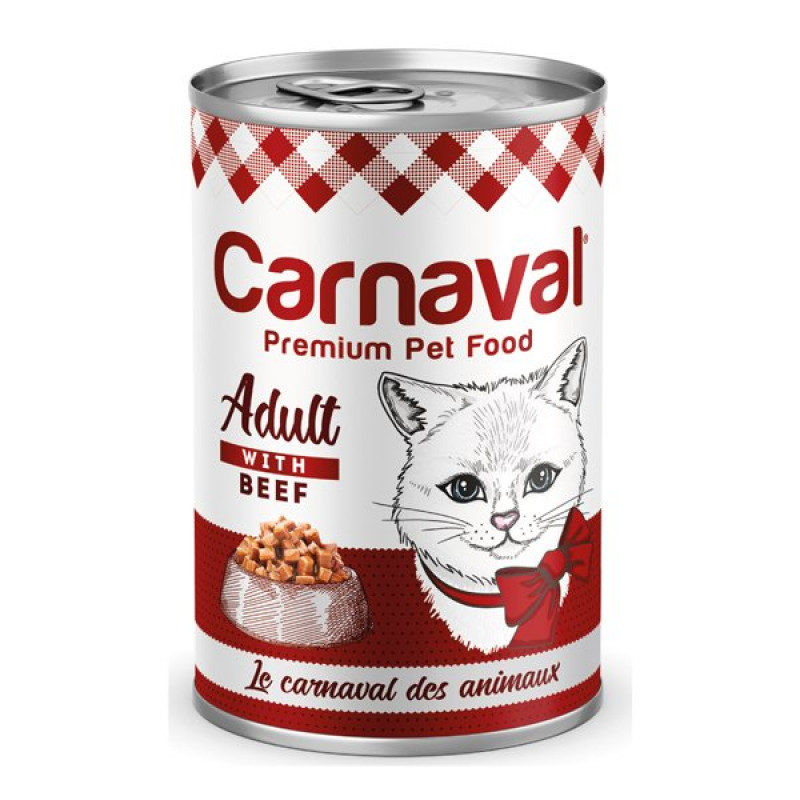 Carnaval 400 Gr Premium Cat Biftekli Yetişkin | Yetişkin Kedi Maması Carnaval 400 Gr Premium Cat Biftekli Yetişkin | Yetişkin Kedi Maması