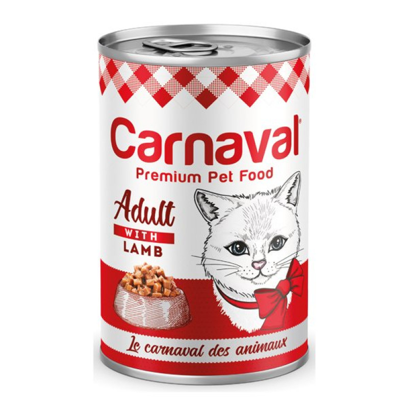 Carnaval 400 Gr Premium Cat Kuzu Etli Yetişkin | Yetişkin Kedi Maması Carnaval 400 Gr Premium Cat Kuzu Etli Yetişkin | Yetişkin Kedi Maması