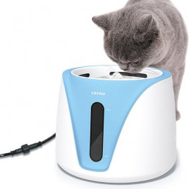 2 Lt Otomatik Suluk Beyaz Mavi 19x19x15,5 Cm | Köpek Otomatik Mama Kabı 2 Lt Otomatik Suluk Beyaz Mavi 19x19x15,5 Cm | Köpek Otomatik Mama Kabı