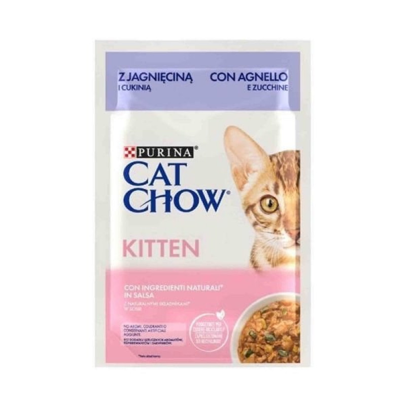 Cat Chow Kuzu Etli ve Kabaklı Pouch Yavru Konserve Kedi Maması 85 Gr | Yavru Kedi Maması Cat Chow Kuzu Etli ve Kabaklı Pouch Yavru Konserve Kedi Maması 85 Gr | Yavru Kedi Maması