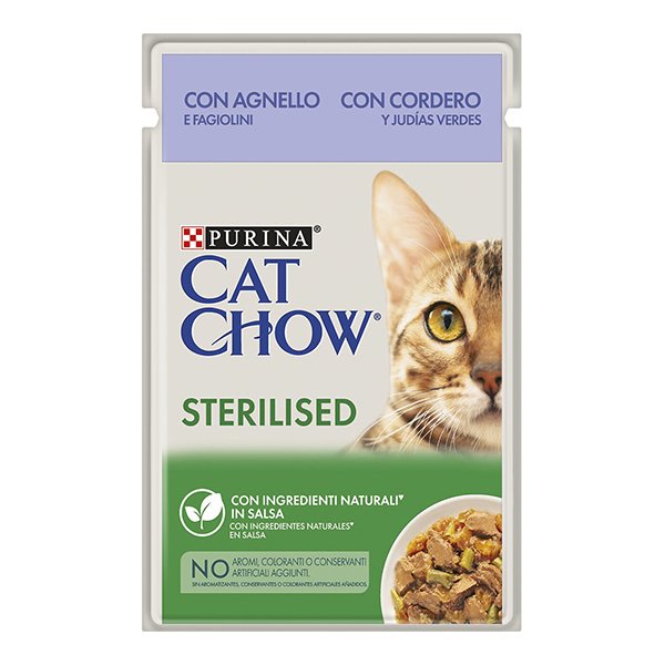 Purina Cat Chow 85 Gr Kuzu Etli Ve Fasulyeli Kısırlaştırılmış Pouch | Kuzu Etli Kedi Maması