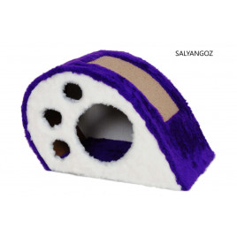 30 Cm Salyangoz Kedi Tırmalama Mor | Platformlu Kedi Tırmalama Tahtası 30 Cm Salyangoz Kedi Tırmalama Mor | Platformlu Kedi Tırmalama Tahtası