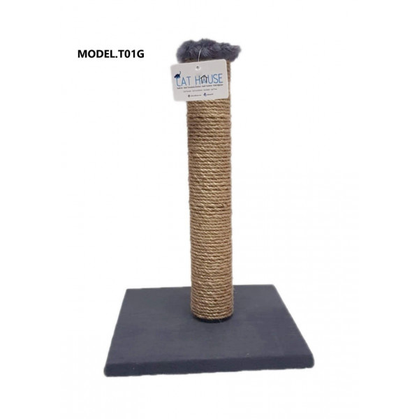 Cat Hause 42 Cm Kedi Tırmalama Gri | Çubuk Kedi Tırmalama Tahtası