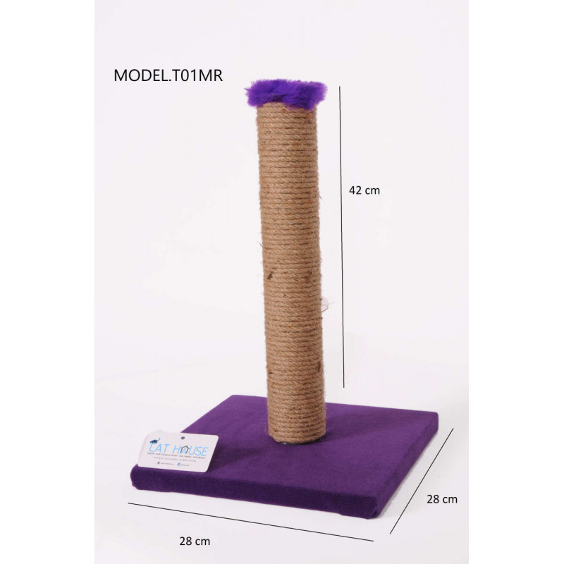 Cat Hause 42 Cm Kedi Tırmalama Mor | Kedi Tırmalama Tahtası Cat Hause 42 Cm Kedi Tırmalama Mor | Kedi Tırmalama Tahtası