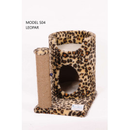 47 Cm Oval Yuvalı Kedi Tırmalama Leopar | Kedi Evi 47 Cm Oval Yuvalı Kedi Tırmalama Leopar | Kedi Evi