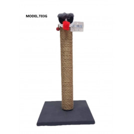 54 Cm Palyaço Kedi Tırmalama Gri | Kedi Tırmalama Tahtası