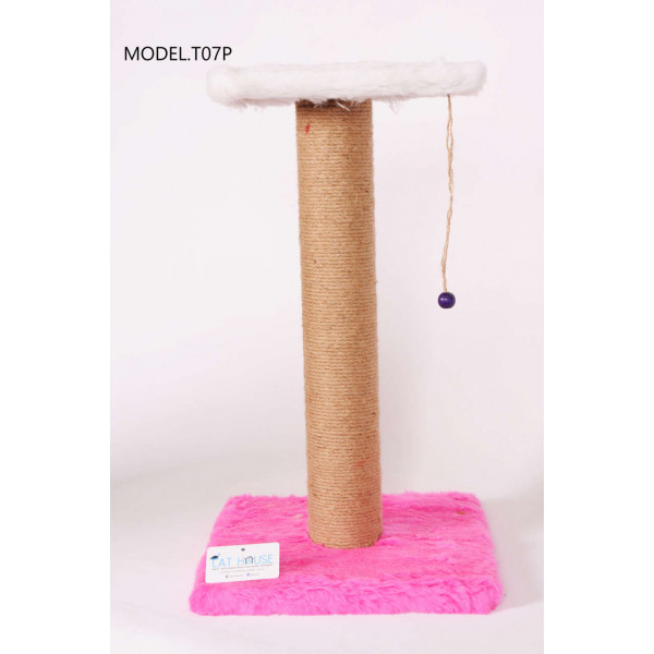 Cat Hause 58 Cm Tablalı Kedi Tırmalama Pembe | Çubuk Kedi Tırmalama Tahtası