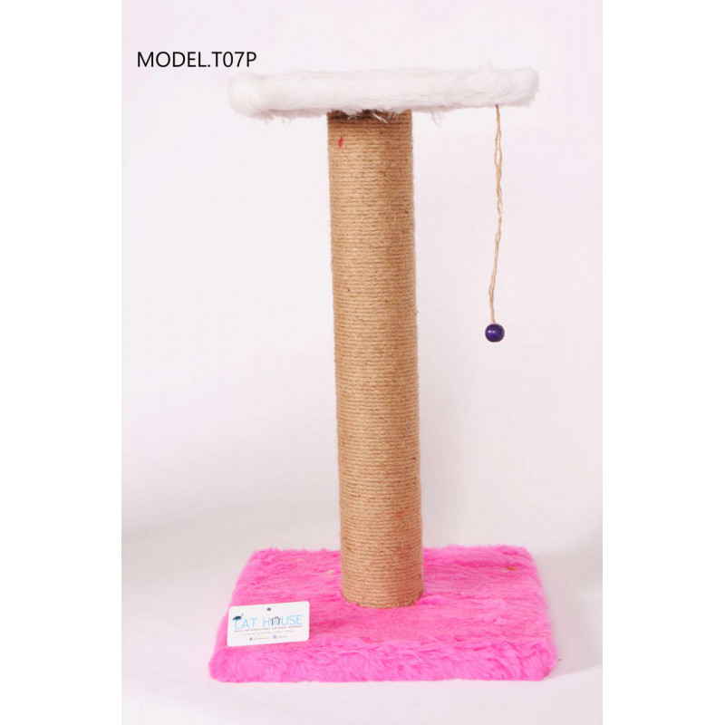 Cat Hause 58 Cm Tablalı Kedi Tırmalama Pembe | Çubuk Kedi Tırmalama Tahtası Cat Hause 58 Cm Tablalı Kedi Tırmalama Pembe | Çubuk Kedi Tırmalama Tahtası