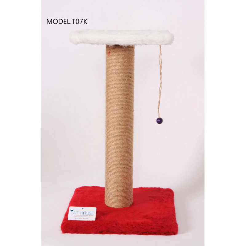 Cat Hause 58 CmTablalı Kedi Tırmalama Kırmızı | Çubuk Kedi Tırmalama Tahtası Cat Hause 58 CmTablalı Kedi Tırmalama Kırmızı | Çubuk Kedi Tırmalama Tahtası