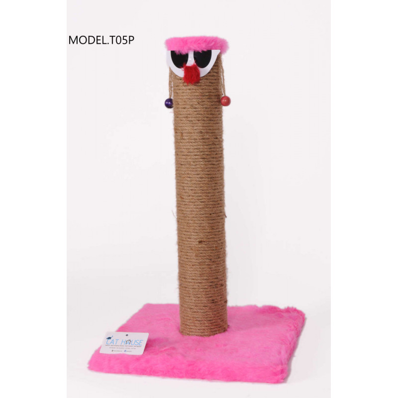 Cat Hause 60 Cm Kalın Palyaço Kedi Tırmalama Pembe | Çubuk Kedi Tırmalama Tahtası Cat Hause 60 Cm Kalın Palyaço Kedi Tırmalama Pembe | Çubuk Kedi Tırmalama Tahtası