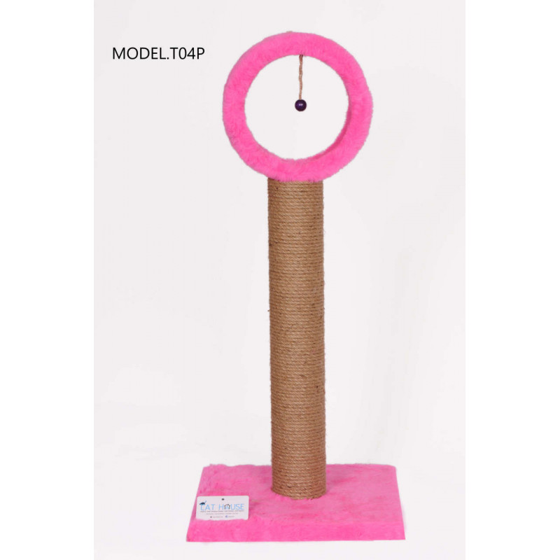 Cat Hause 76 Cm Çemberli Kedi Tırmalama Pembe | Kedi Tırmalama Tahtası Cat Hause 76 Cm Çemberli Kedi Tırmalama Pembe | Kedi Tırmalama Tahtası