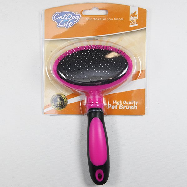 Catdoglife 16x8 Cm Masaj Uçlu Tarama Fırçası | Köpek Tarağı