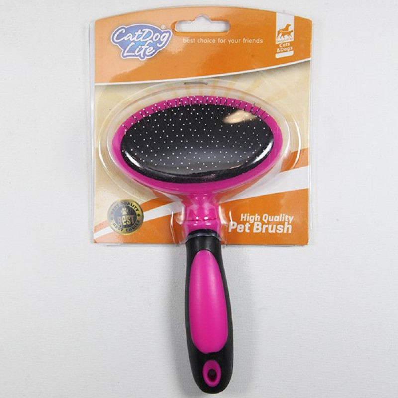 Catdoglife 16x8 Cm Masaj Uçlu Tarama Fırçası | Köpek Tarağı Catdoglife 16x8 Cm Masaj Uçlu Tarama Fırçası | Köpek Tarağı