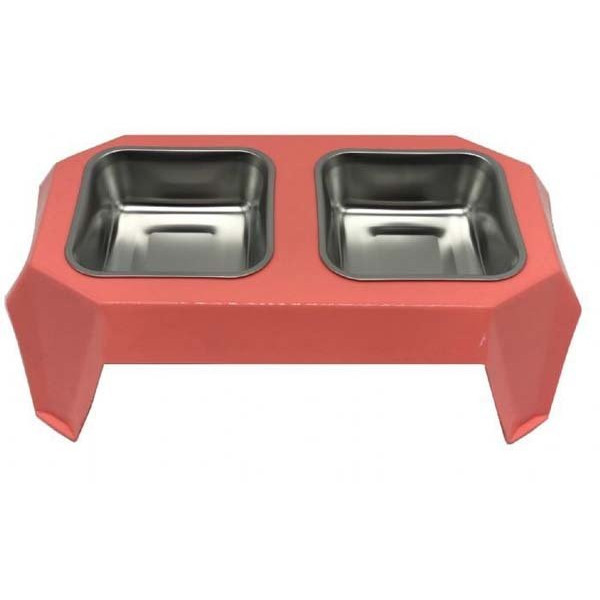 Catdoglife Niew Design İkili Ayaklı Mama Kabı | İkili Mama Ve Su Kabı