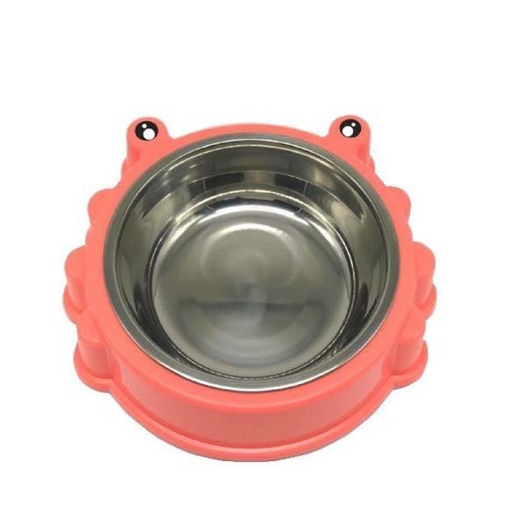 Catdoglife Niew Design Kurbağa Şekilli Tekli Mama Kabı | Dekoratif Mama Ve Su Kabı