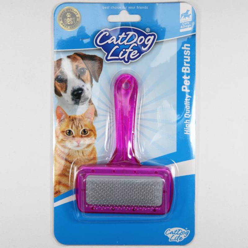 Catdoglife Telli Fosforlu Tarama Fırçası | Köpek Tarağı Catdoglife Telli Fosforlu Tarama Fırçası | Köpek Tarağı