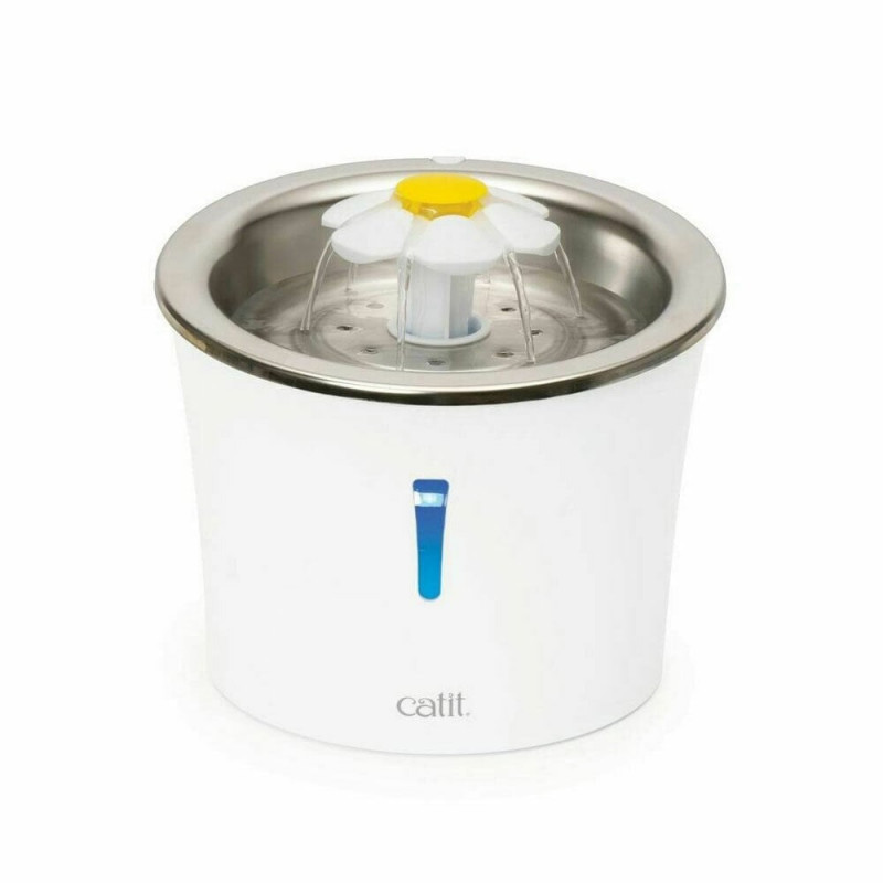 Catit 3 Lt 2.0 Flower Fountain Çelik Hazneli | Hazenli Mama Ve Su Kabı