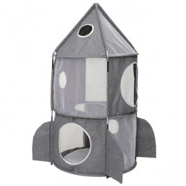 Catıt Vesper Uzay Gemısı Kedi Tüneli Gri | Kedi Oyun Tüneli Catıt Vesper Uzay Gemısı Kedi Tüneli Gri | Kedi Oyun Tüneli