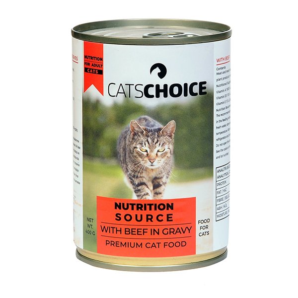 Cats Choice 400 Gr Biftekli Kıyılmış Yetişkin | Sığır Etli Yaş Kedi Maması