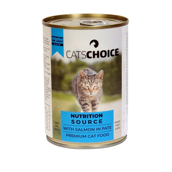 Cats Choice 400 Gr Somonlu Kıyılmış Yetişkin | Balıklı Yaş Kedi Maması