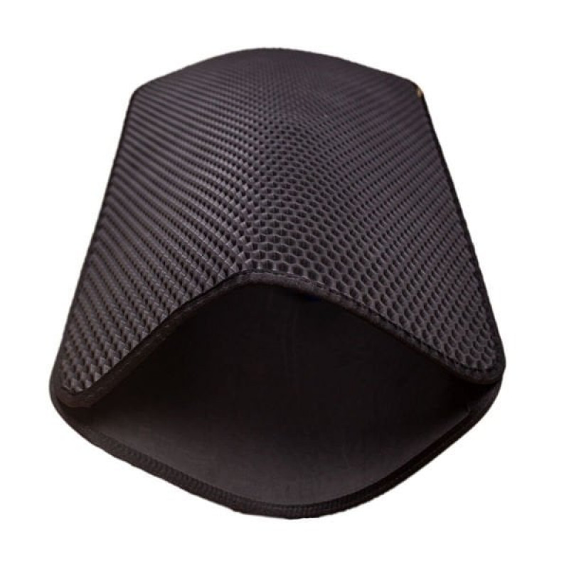 Cattie 50x75 Cm Altıgen Model Kum Toplayıcı Fonksiyonel Paspas Large Siyah | Kedi Tuvalet Paspası