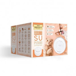 Akıllı Model Arıtmalı Su Pınarı 1 W 2.5 Lt | Seramik Mama Ve Su Kabı