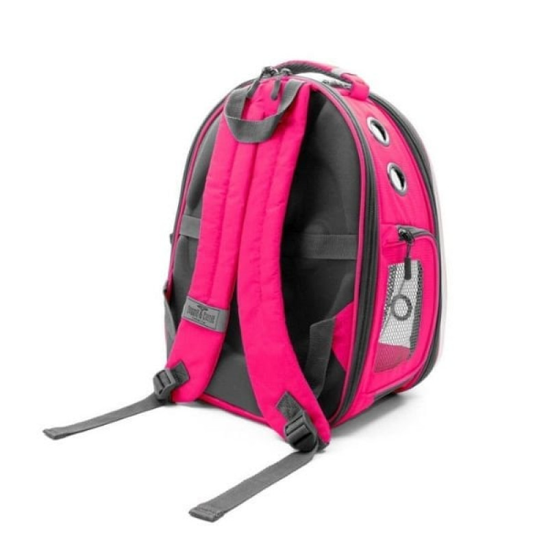 Cattie Fileli Kedi ve Küçük Irk Köpek Taşıma Sırt Çantası Pembe 25x60x40 Cm | Köpek Taşıma Çantası Ve Kafes
