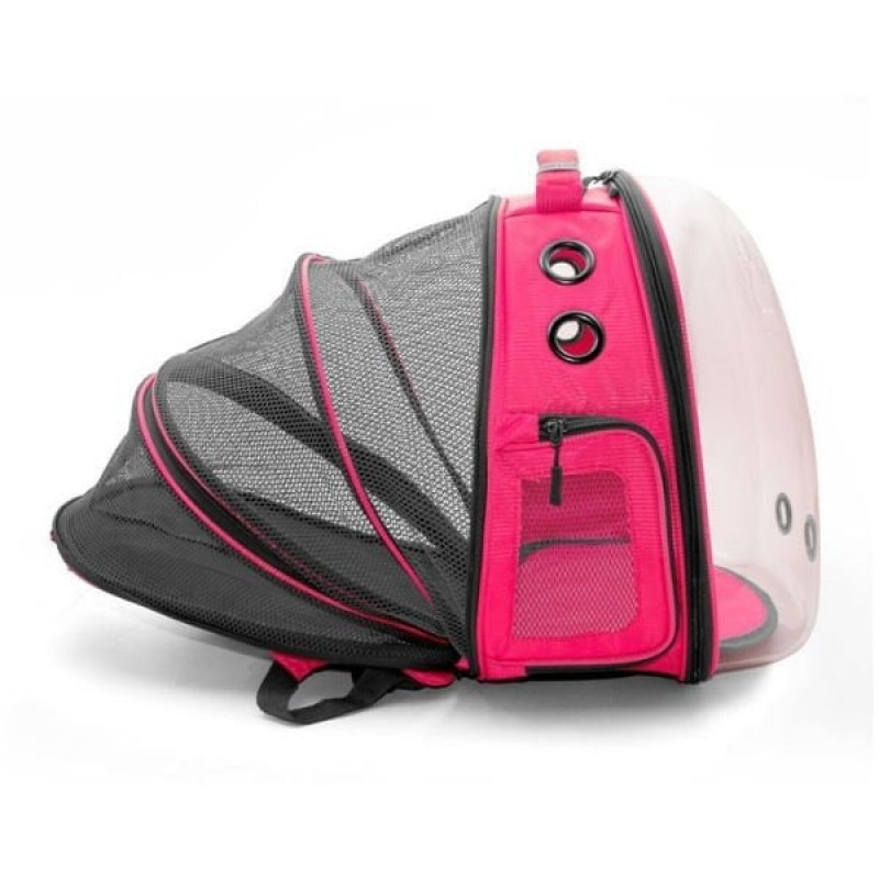 Cattie Fileli Kedi ve Küçük Irk Köpek Taşıma Sırt Çantası Pembe 25x60x40 Cm | Köpek Taşıma Çantası Ve Kafes Cattie Fileli Kedi ve Küçük Irk Köpek Taşıma Sırt Çantası Pembe 25x60x40 Cm | Köpek Taşıma Çantası Ve Kafes