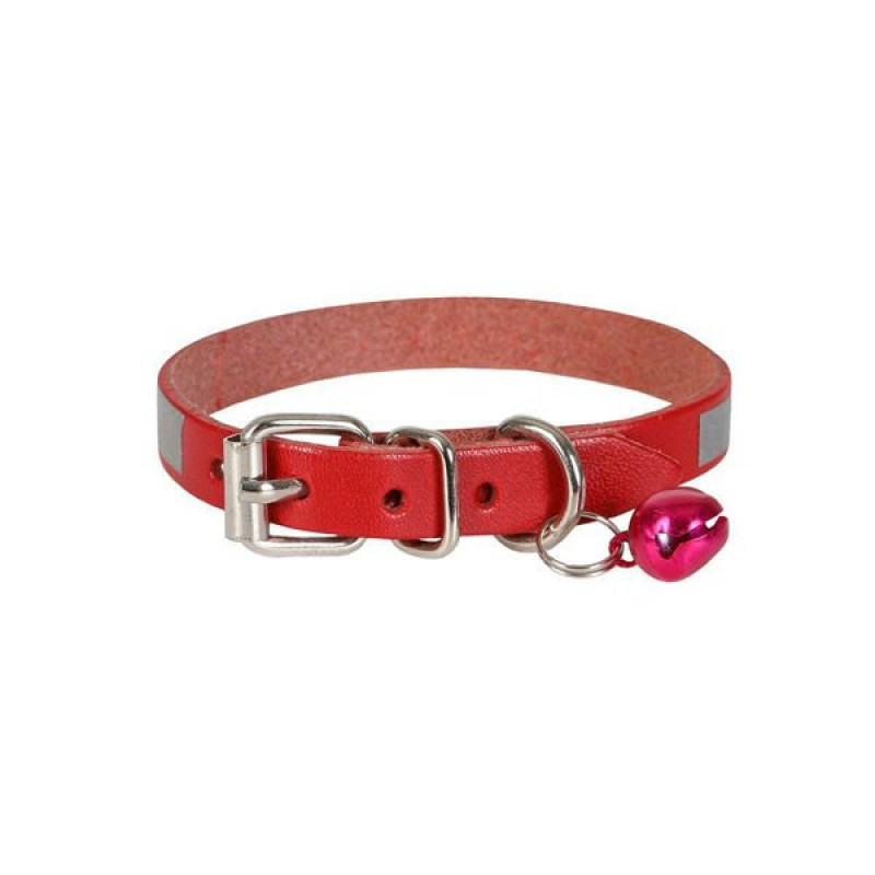 Cattie L Reflektörlü Boyun Tasması Kırmızı 1.2x23-28 Cm | Kedi Boyun Tasması Cattie L Reflektörlü Boyun Tasması Kırmızı 1.2x23-28 Cm | Kedi Boyun Tasması