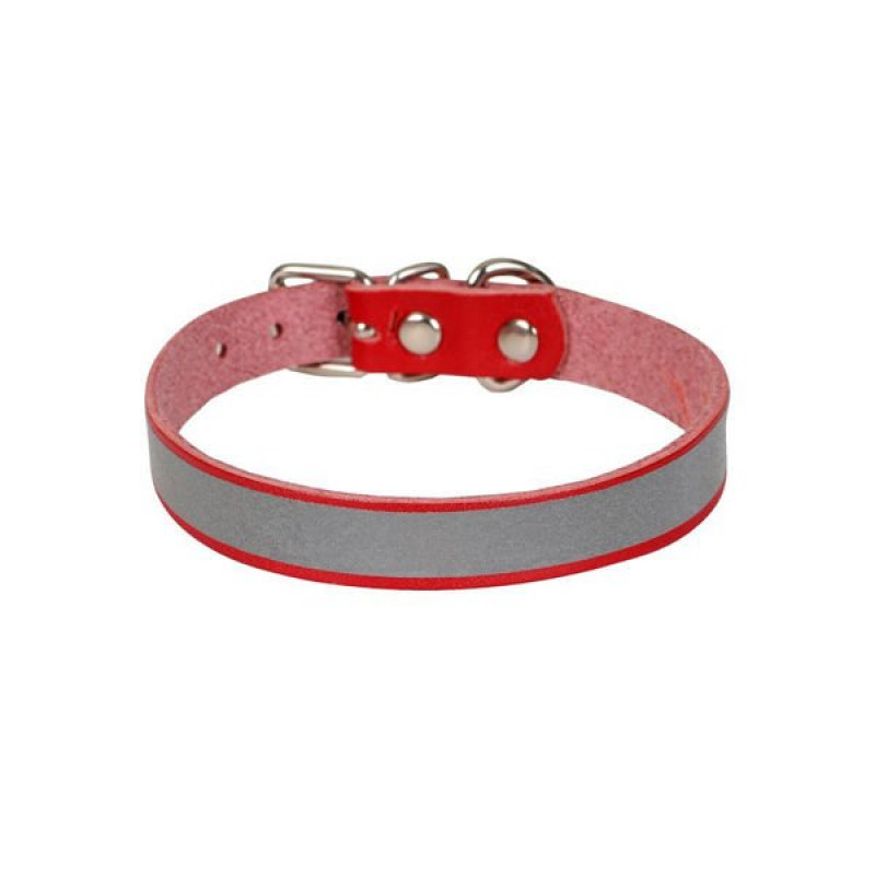 Cattie L Reflektörlü Boyun Tasması Kırmızı 1.2x23-28 Cm | Kedi Boyun Tasması